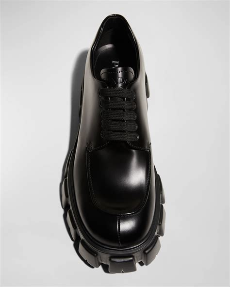 prada monolith derby|Prada Men's Monolith Lug.